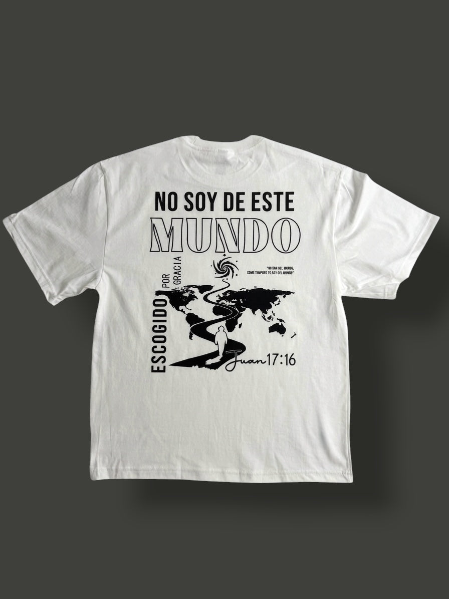 No soy de este mundo – Colección Elegidos – Oversized Heavyweight Tee