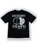 Antes del Tiempo – Colección Elegidos – Oversize Heavyweight Tee (Negro)