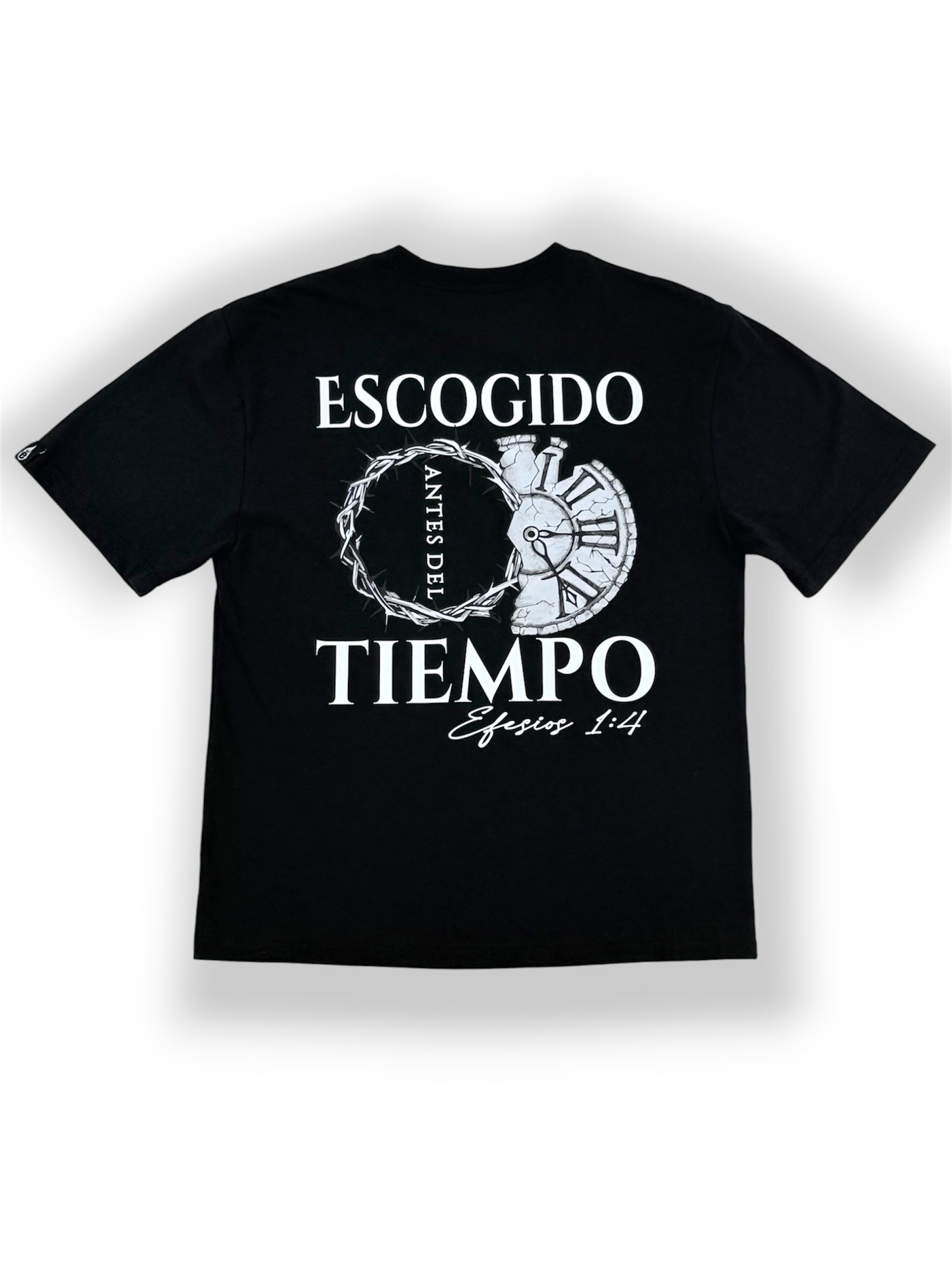 Antes del Tiempo – Colección Elegidos – Oversize Heavyweight Tee (Negro)