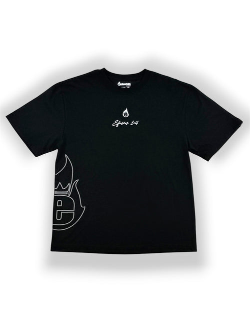 Antes del Tiempo – Colección Elegidos – Oversize Heavyweight Tee (Negro)