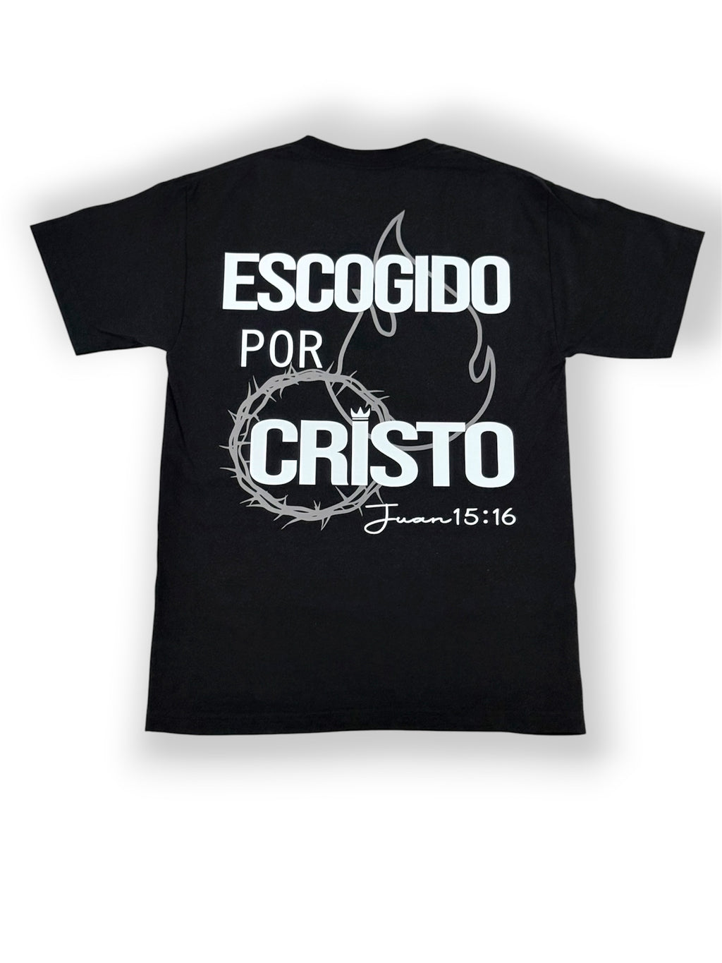 Escogido por Cristo – Colección Elegidos – Regular Heavyweight Tee (Negro)