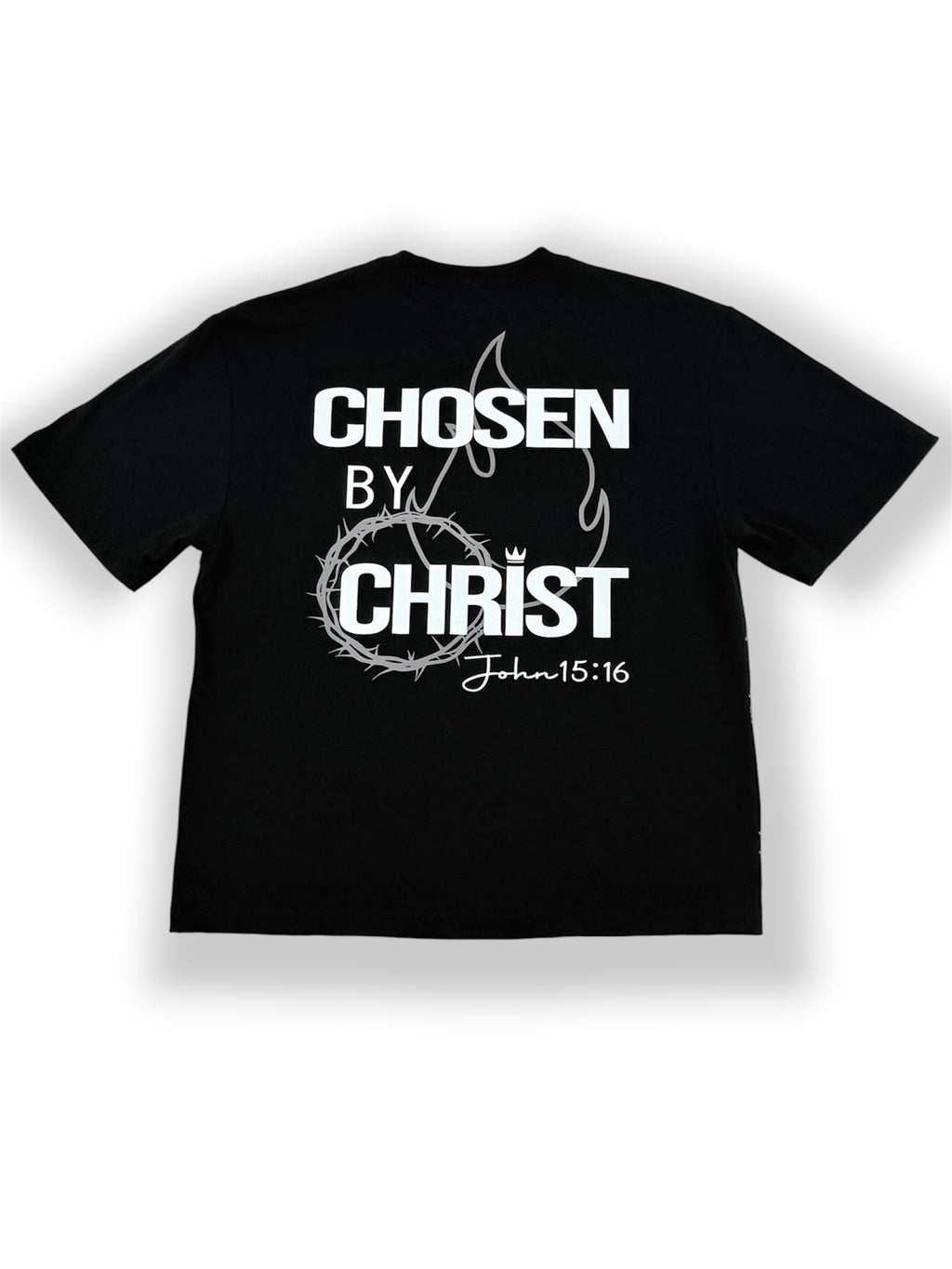 By Christ – Chosen Collection – Oversized Heavyweight Tee (Black)