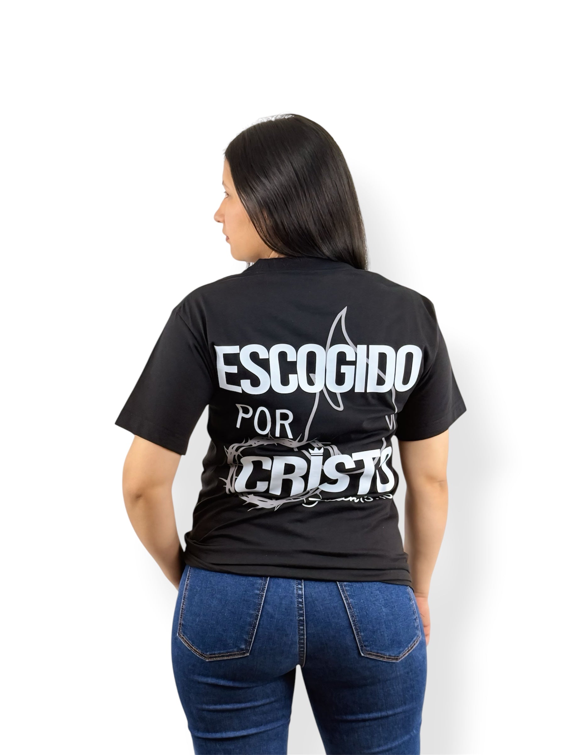 Escogido por Cristo – Colección Elegidos – Regular Heavyweight Tee (Negro)