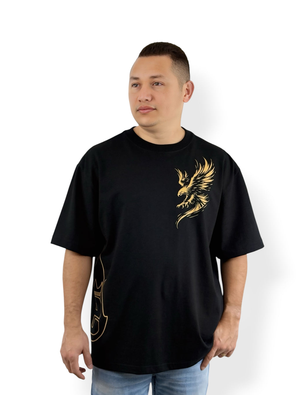 The Renewal – Chosen Collection – Oversized Heavyweight Tee (Black)