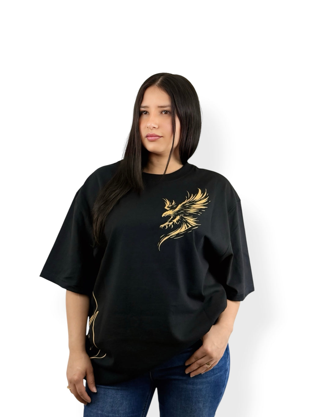 La Renovación – Colección Elegidos – Oversize Heavyweight Tee (Negro)