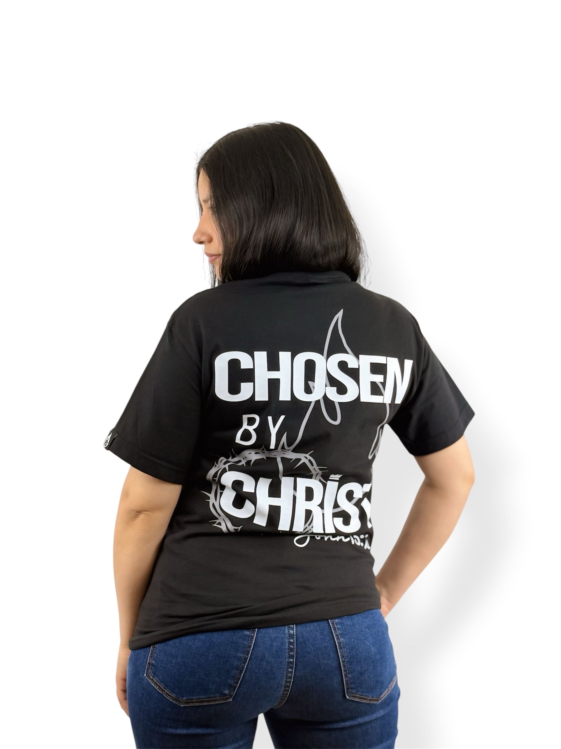 By Christ – Chosen Collection – Regular Heavyweight Tee black