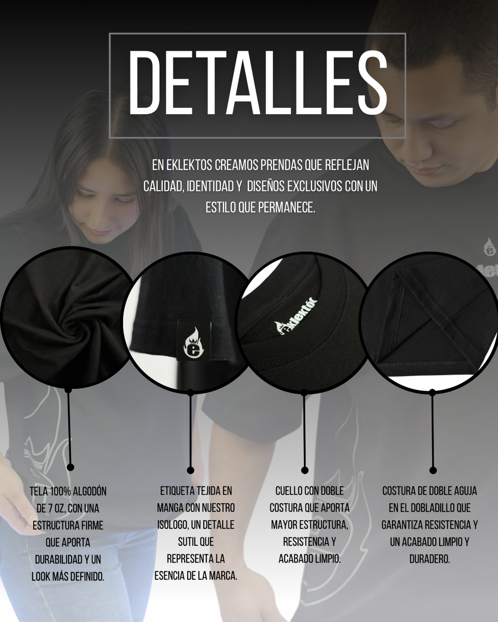 Antes del Tiempo – Colección Elegidos – Oversize Heavyweight Tee (Negro)