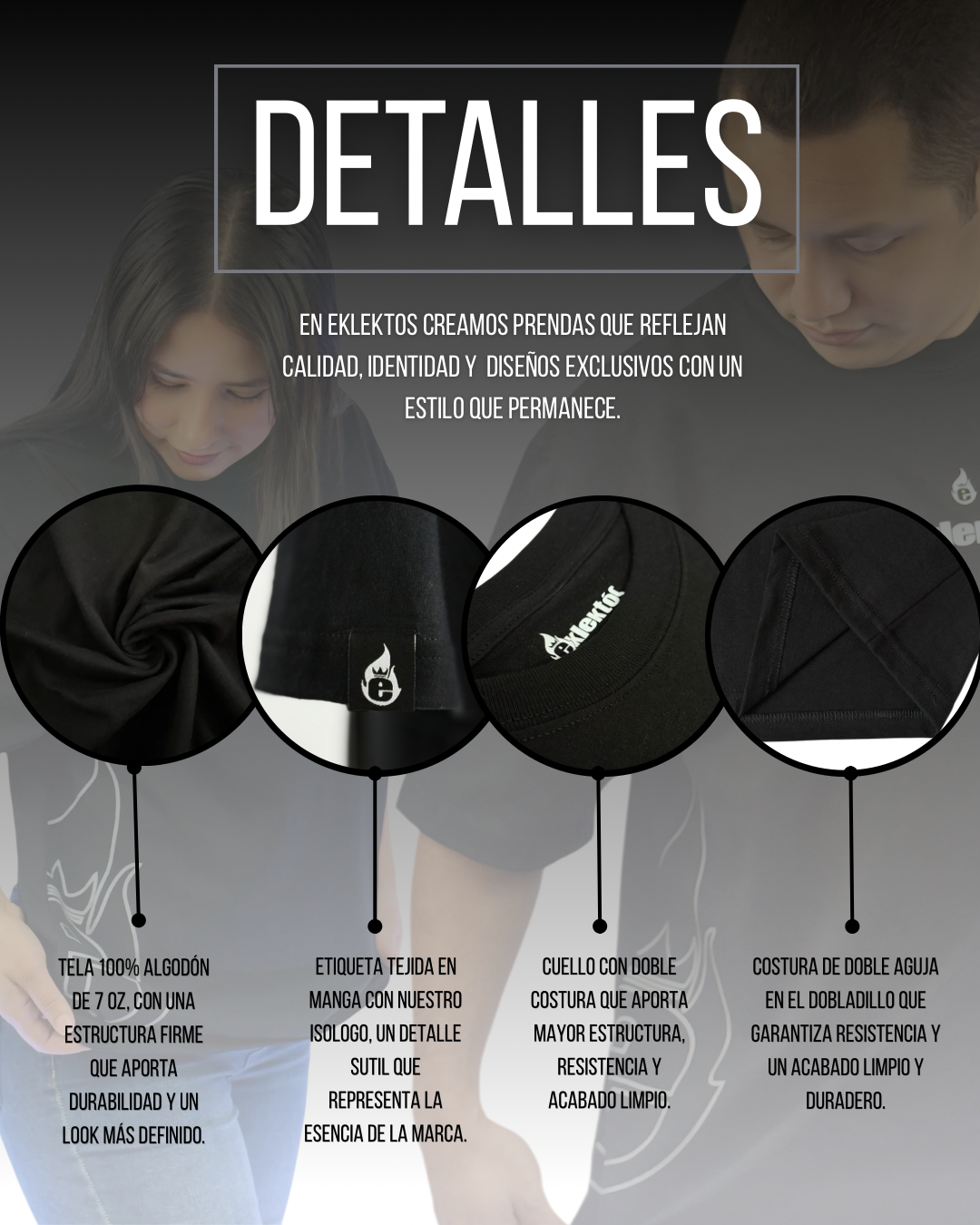 Antes del Tiempo – Colección Elegidos – Oversize Heavyweight Tee (Negro)